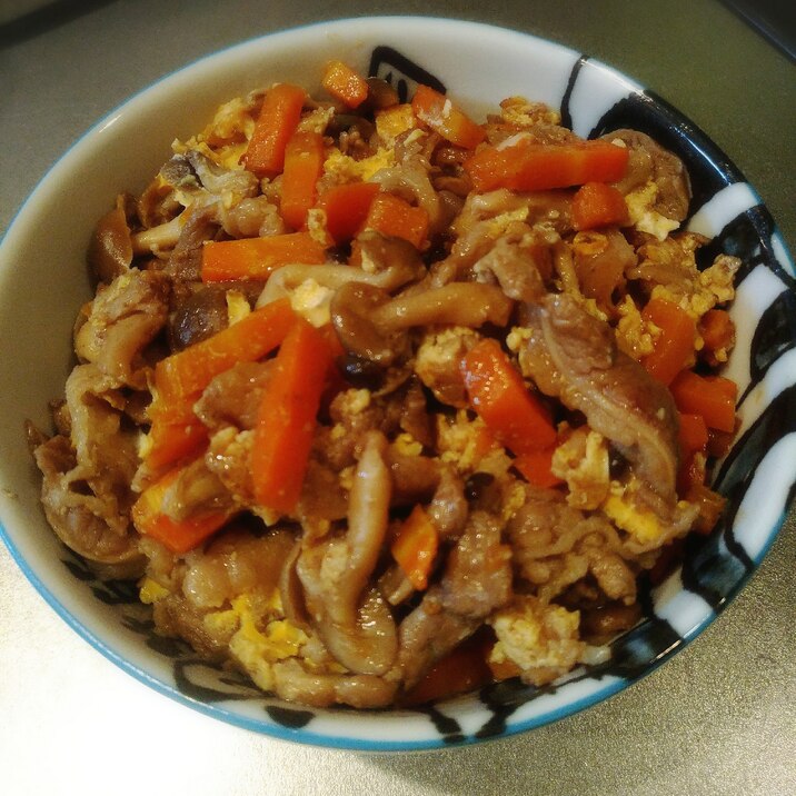 牛肉のにんにく醤油丼